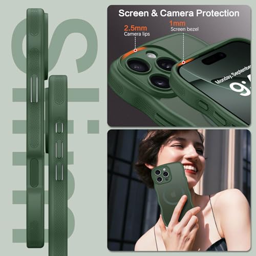 Coque antichoc iPhone 16 Pro MagSafe mate contre les rayures