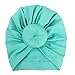 Turban weiche Hutmütze Baby Mädchen Kinder Junge Kleinkind Babypflege Weihnachtsgeschenke Für Baby (Green, One Size)