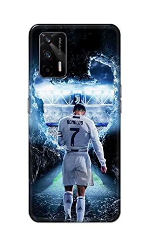 Image of Printed Hard Back Cover Case for Realme X7 Max 5G Back Cover (Footbal Legend) -1302