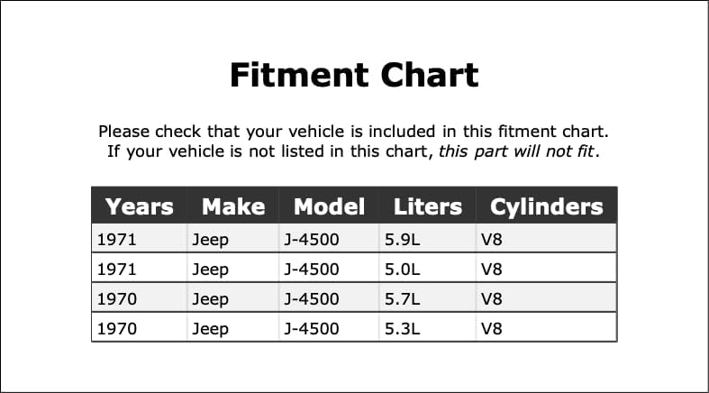 Miniatura 2 de PCV Valve Compatible With Jeep J-4500 1970 1971 PC-875969