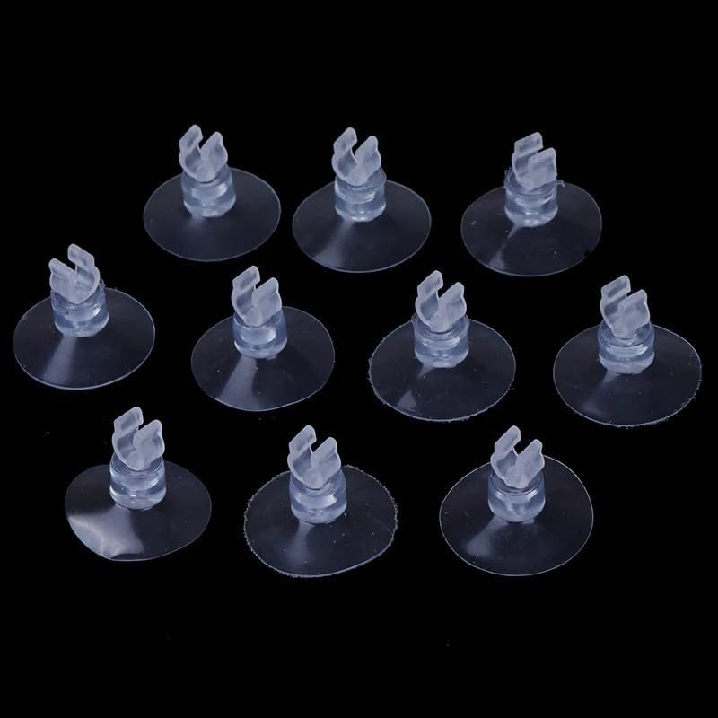 1pc Suction Cup Aquarium Sucker For 4mm Air Hose Line Pipe Tube Wire Holder Used Air Pump Fish Tank Accessories(C,30pcs)
