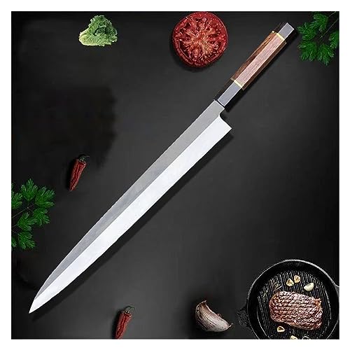 10/11/12 Zoll Sashimi Lanzette Stahl Schneiden Lachs Schinken Schneiden Fisch Messer Küchenmesser Achteckiger Griff
