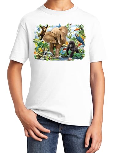 Boys Girls Jungle Solar Color Changing Shirt Sun Tee for Youth Size3