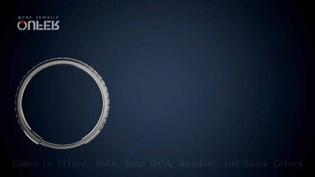 Piercing Ombelico Con Cerniera In Acciaio Chirurgico E Zirconia - Per Un Look Alla Moda - Foto 12