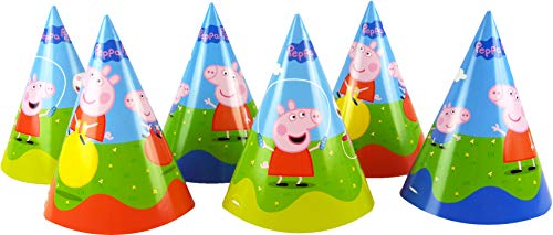 DYNASTRIB Peppa Pig - Sombreros x 6 unidades, multicolor, talla única Cover