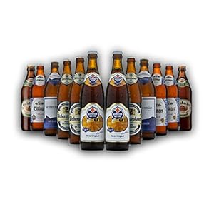 Bayrisches Weißbier-Geschenk-Set in Bierbox (12×0,5l Bier aus Bayern) | Ein Mix aus verschiedenen Biersorten Bayerns …