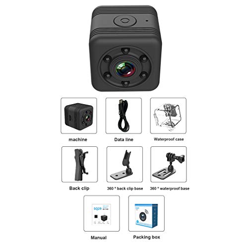 SQ29 1080P Mini Nanny Câmera Outdoor Sports Cam Câmera De Vídeo à D'água