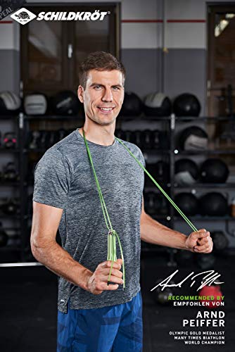 Schildkröt Speed Pro Skipping Rope, in a Blister, 960114, Green - Image 2
