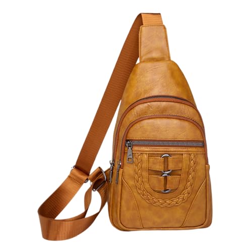 Bandolera Bandolera - Bandolera Hombre, Bandolera Mujer | Mochila antirrobo impermeable para el pecho, bandolera con correa ajustable, ideal para viajes, compras, uso diario, compartimentos seguros