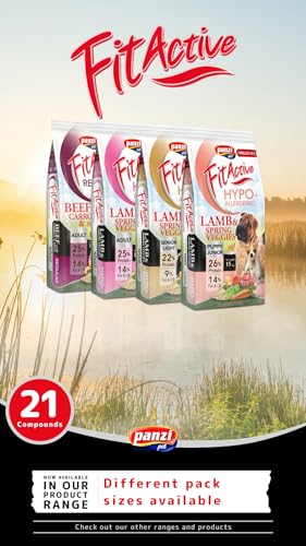 Panzi Pet Pure Beef & Rosehip – Hypoallergene Mono-Protein-Hundekroketten ohne Huhn oder Weizen – Hundefutter mit Rindfleisch – 3 kg