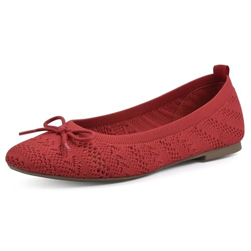 WHITE MOUNTAIN Women's Sashay Woven Knit Ballet Flat