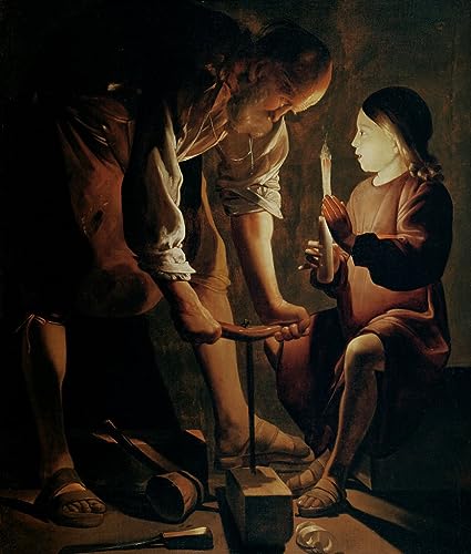 Tableaux Graffiti Art Mural St charpentier Georges De La Tour impression moderne 60x90cm