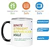 Lxenrra Republican Coffee Mug for Men, White Straight Male Design, Conservative Political Gifts, Funny 11 Oz Ceramic Cup, Birthday or Holiday Gift for Men #5