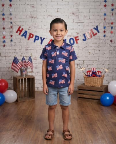 Image of Unique Baby Moisture Wicking Kids Polo Shirts for Toddler Boys Polo Shirt