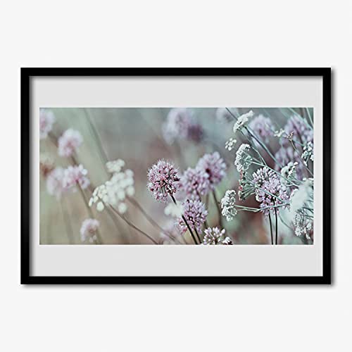 Affiche encadrée nature de champ Tulup grand tableau 100x70 cm pour décoration de chambre