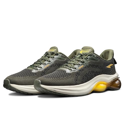 Image of ASIAN Men POWERPLAY-08 Running and Casual wear Running Shoes with Laces, Lightweight and Comfortable Shoes with Upper Fabric and Phylon Sole for Men & Boys