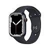 Apple Watch Series 7 [GPS + Cellular 45mm] Smart Watch w/ Midnight Aluminum Case with Midnight Sport Band. Fitness…