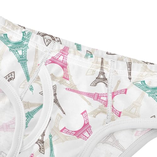 Cotton Little Boys Briefs Soft Eiffel Tower Paris Toddler Underwear4