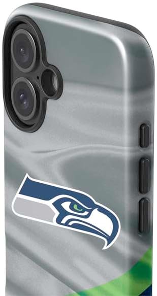 Skinit Impact Phone Case Compatible with iPhone 16 Plus - Officially Licensed NFL Seattle Seahawks Design