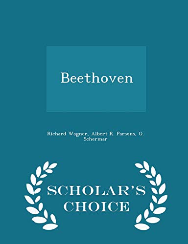 Beethoven - Scholar's Choice Edition 1297461436 Book Cover