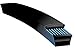 Gates B191 Hi-Power II Belt, B Section, B191 Size, 21/32" Width, 13/32" Height, 194.0" Belt Outside Circumference