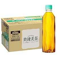 コカ・コーラ 爽健美茶 ラベルレス 410ml ×24本 [スリムボトル]
