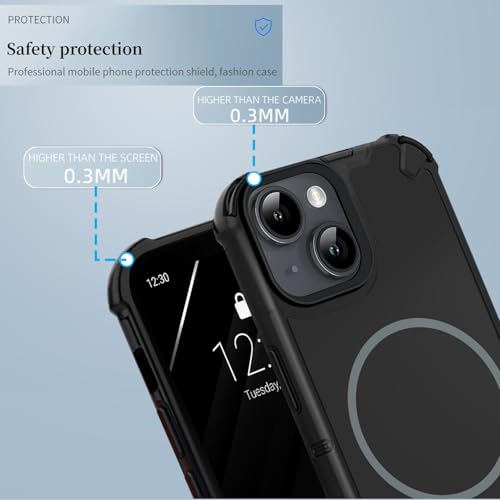 Image of KARWAN? Back Case Cover for iPhone 14 Pro (6.12 -Inch-) Heavy Duty |Dual-Layer Rugged Protection| Shockproof Protective Tough for iPhone 14 Pro Mobile Phone Back Cover [Matte Back] (White)