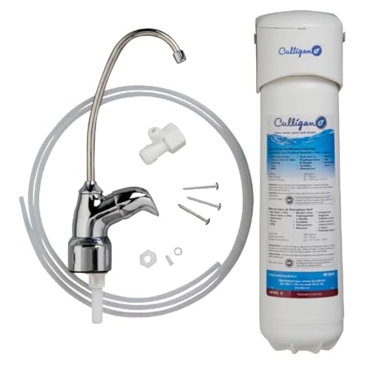 Culligan US Change Sink Drinking Water System with Dedicated Faucet and Premium Filter, EZ-4 (Best Filtration), Chrome
