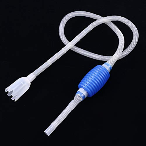 POPETPOP 6 peças de ferramentas de limpeza de aquário, escova de algas para aquário de cabo longo po