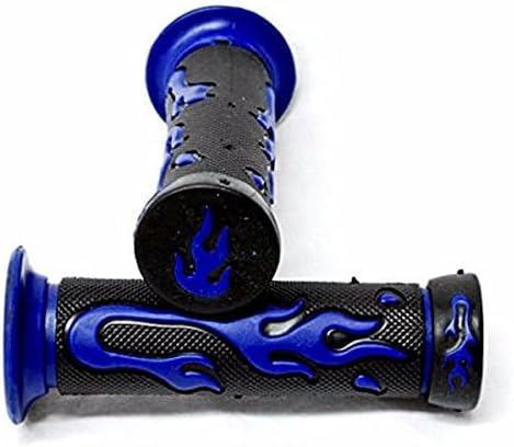 Miniatura 8 de -Flame Gel Style H Grips BLUE ATV QUAD Compatible con KAWASAKI POLARIS SEADOO BOMBARDIER JET SKI ATV FOREMAN RECON RINCON Brute Force Prairie ATV