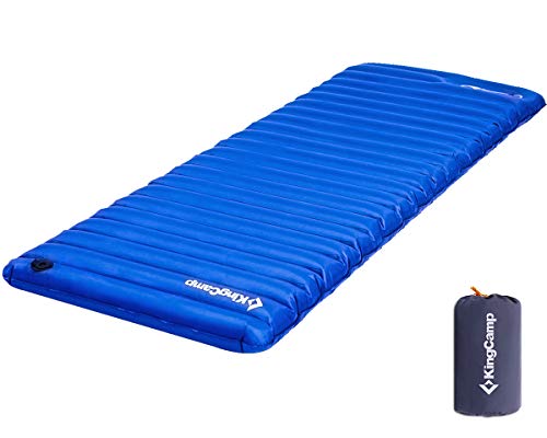 KingCamp Light Double Size Outdoor Camping Air Mattress Mat Pad Bed with Built-in
