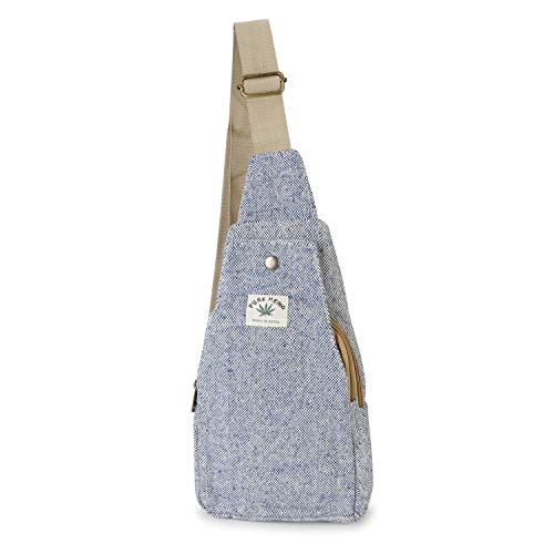 Vanya Handicraft Collection LONGING TO BUY Hemp Super Cute Shoulder Bag for Both Women & Men (Blue)