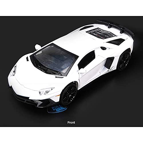 Image of DEUSON ECOM 1:32 Diecast Metal Car Model Lp750 Toy Car for Kids Sound and Light Pull Back|Multicolor