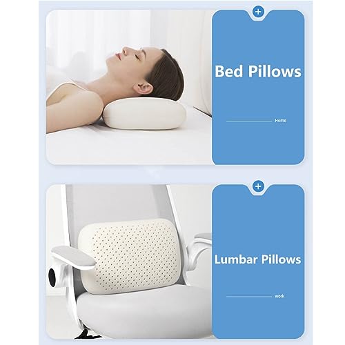 Almohada látex 35 cm x 27 cm x 12 cm lavable gris miniatura 3