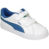  Zapatillas DE NIÑO PUMA Court Point V Kids White Snorkel Blue GREENLAKE (N-21)