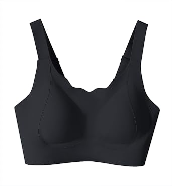 BIMEI Seamless Lace Mastectomy Bra for Breast Forms Silky Smooth Full Coverage Bralettes Bras with Removable Pads 2319