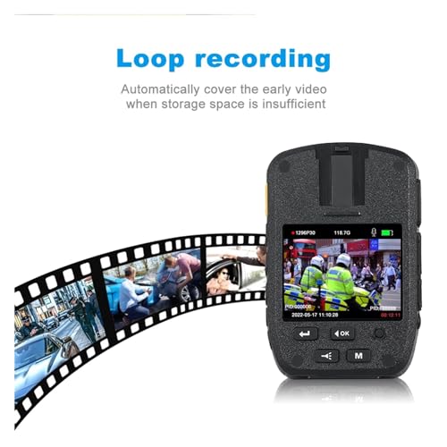 Camara portatil de policia A6 de 64GB: Evite zonas ciegas con su grabacion gran angular 6