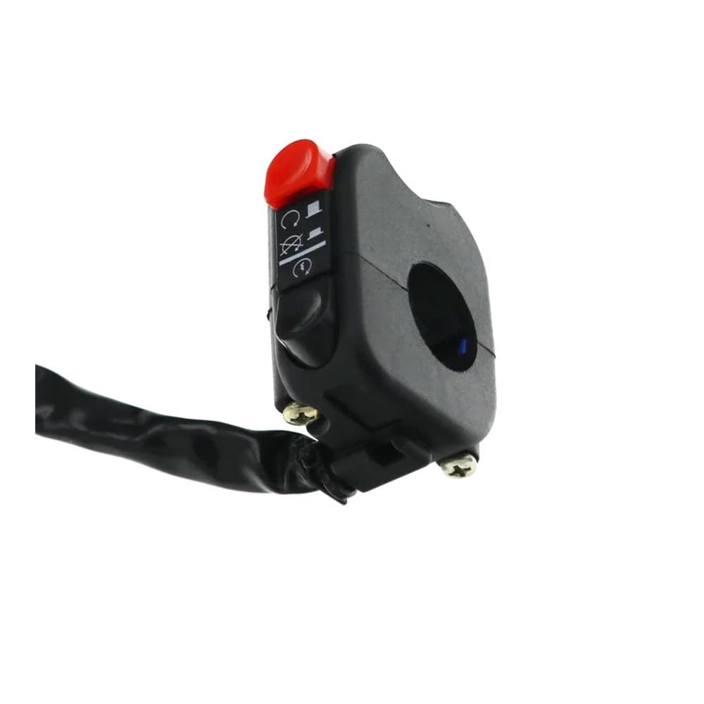 Interruttore manubrio motocicletta 22mm Interruttori Per Pulsante Clacson Per Moto Indicatore Di Direzione Fendinebbia Luce Avviamento Interruttore Controller Manubrio