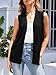 Veryoung Women's 2025 Sleeveless Cardigan Sweaters Fashion Casual Soft Knit Business Coat Vest with Cozy Pockets, Black, X-Large