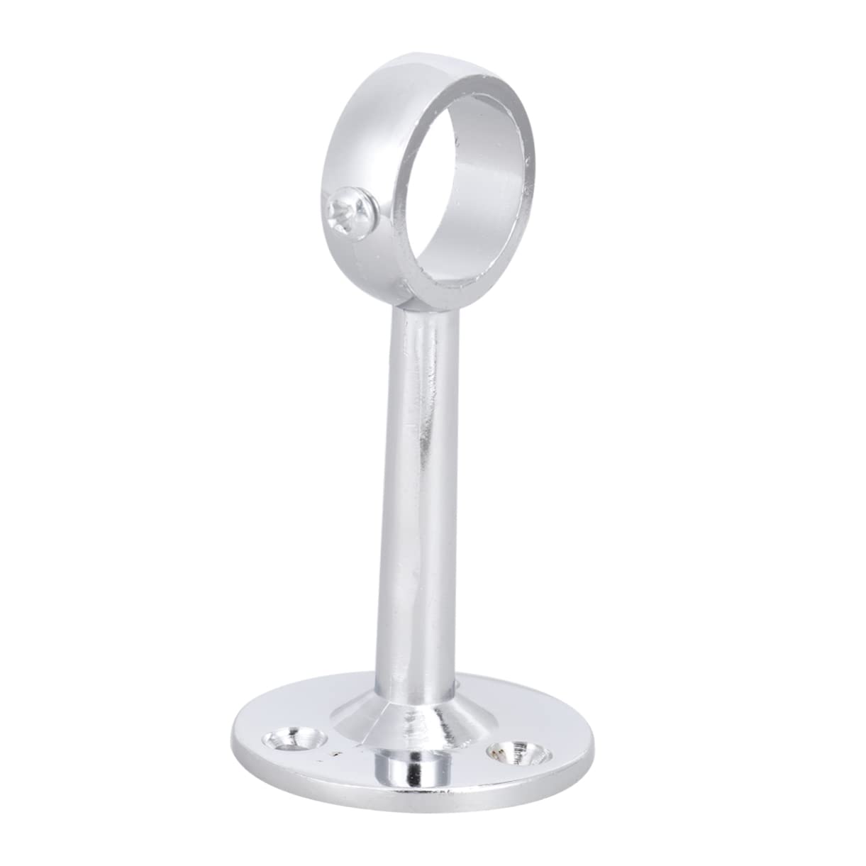 OFFSCH 1pc Hanging Rod Holder Wardrobe Rail Support Bracket for Closet Bathroom Heavy Duty Tube Mounting for Clothes and Accessories