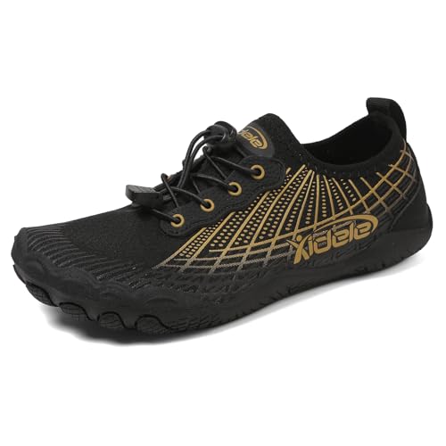 Image of Water Shoes for Men and Women, Barefoot Aqua Socks, Wide Fit Beach Swimming Pool Shoes, Anti-Slip Outdoor Walking Hiking Kayaking Diving Surfing
