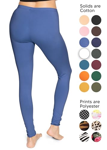 Image of STRETCH IS COMFORT Cotton Capri Leggings, Knee Length Pants, Plus Size