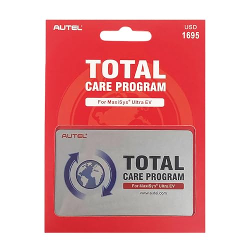 Autel MaxiSys Ultra EV 1-Year Update Service, Total Care Program (TCP) Card, One Year Software Subscription & Warranty