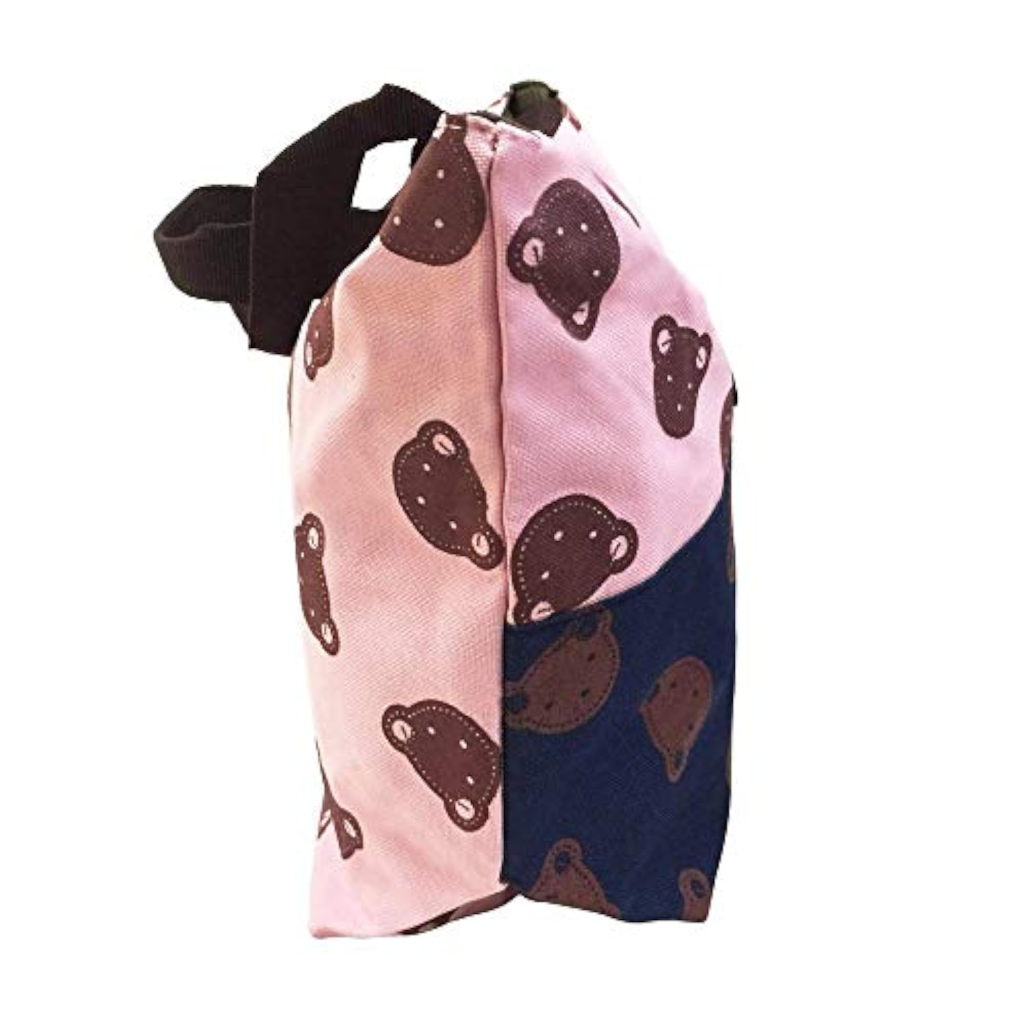 Kids Carry Bag - Blue and Light Pink Bears