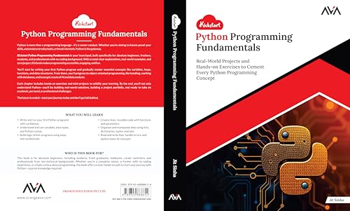 Image of Kickstart Python Programming Fundamentals: Real-World Projects and Hands-on Exercises to Cement Every Python Programming Concept