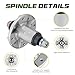 48 inch Lawn Mower Deck Spindle Rebuild Kit for John Deere LA130 LA140 D140 D150 145 155C E140 E150, 3 Spindle Assembly for AUC15811 GY20454 GY20867+3 Idlers GY20067+3 Blades GX21784+1 Belt GX20571