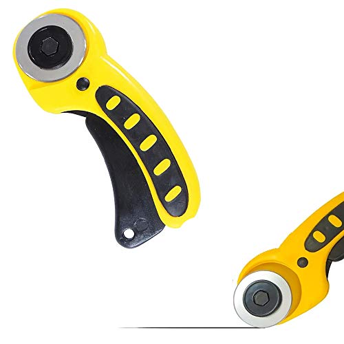 Cortador Circular 45mm Profissional Patchwork Amarelo