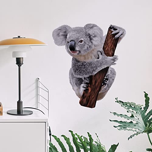 Vinilo decorativo koala en el árbol, impermeable y removible