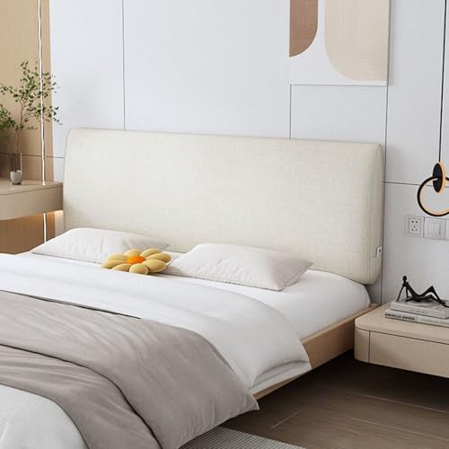 Reviews de Cabeceros , tabla con los diez mejores. 44 Cabecero tapizado, cojín de pared con funda de lino lavable extraíble, no necesita herramientas, (beige, King) (beige, matrimonial)