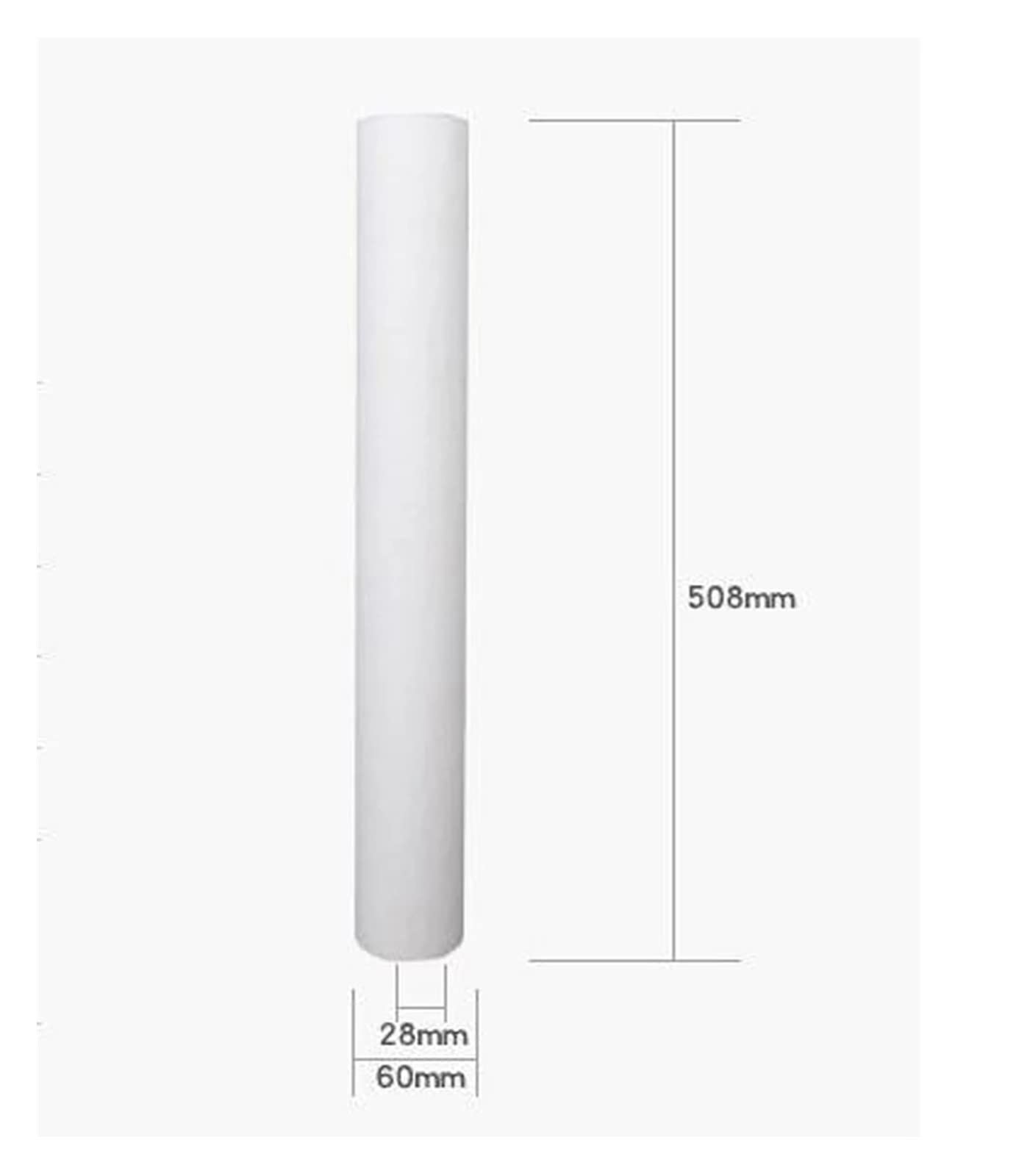 4 szt. 20 "oczyszczacz wody 20 Cal 5 mikronów wkład do filtra wody osadowej filtr bawełniany Pp System filtrowania wody Bezpieczne materiały